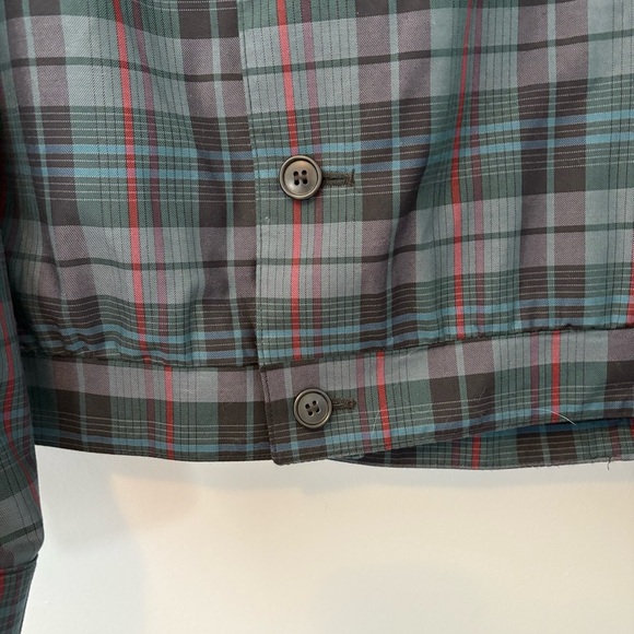 Vintage Salko Austria Plaid Jacket Blouson Style Unisex Size 52 / US 42 - Picture 8 of 8